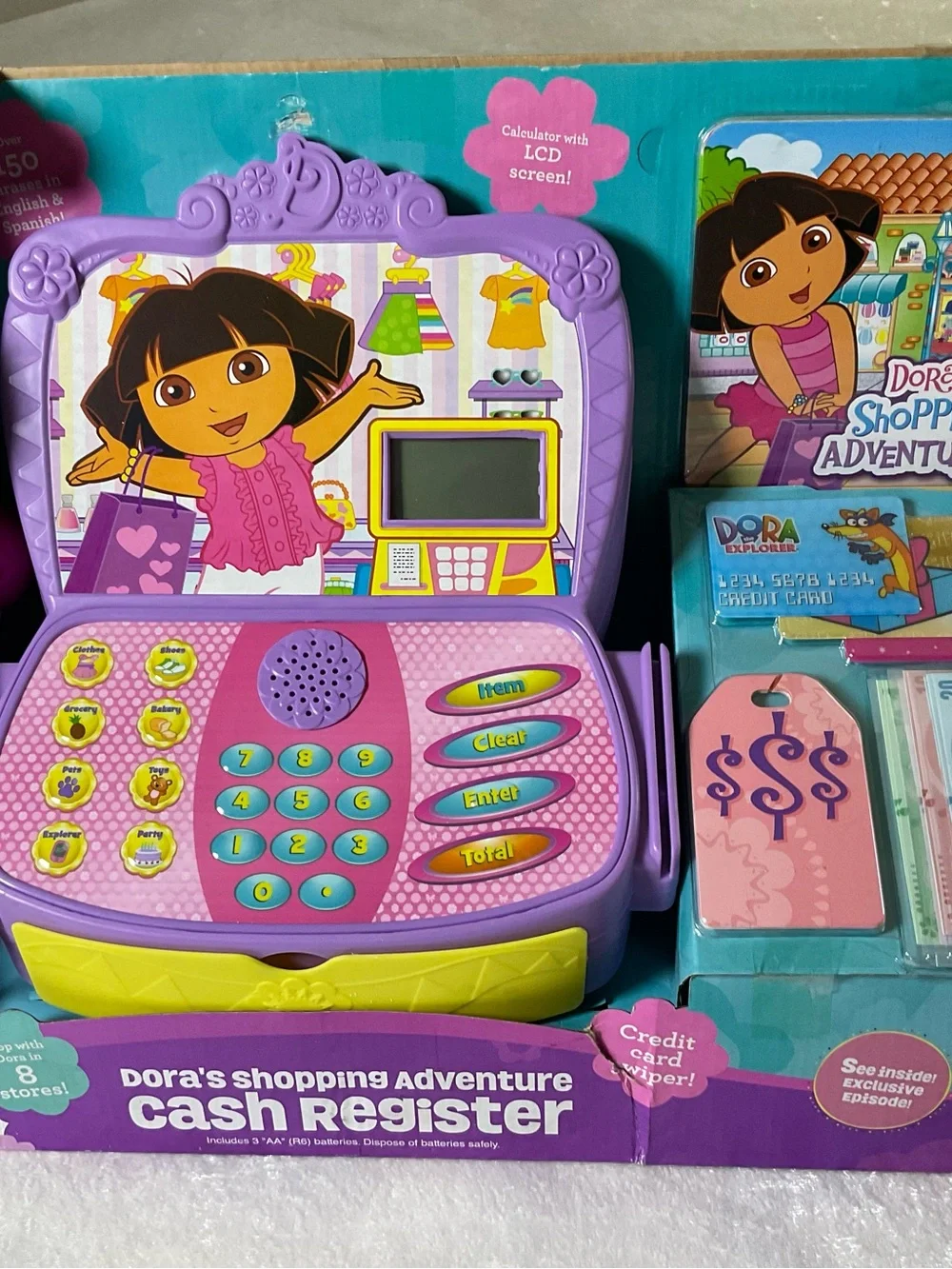 Fisher-Price Dora Purple and Pink Cash Register Toy